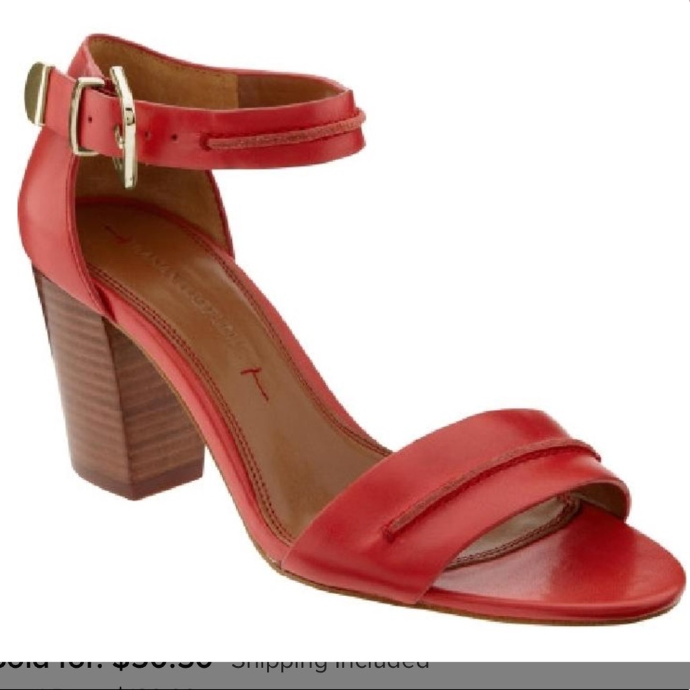 Rouge/Red Banana Republic  Chunky Heels